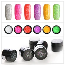 8 мл lelylina УФ гель лак с блеском для ногтей Soak Off Art Tips цветной клей Маникюр салонный набор подарок украшение для ногтей 6 цвета на выбор