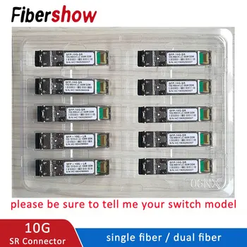

10G SFP module dual 10G BASE Fiber Optic SFP Transceiver Module SM LC Optic module Compatible with multiple switches 5 pieces