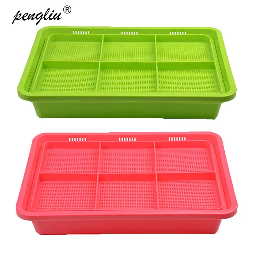 

Hydroponics Seed Germination Tray Seedling Tray Sprout Plate Grow Nursery Pots Tray Vegetable Seedling Pot Plastic Nursery Tray
