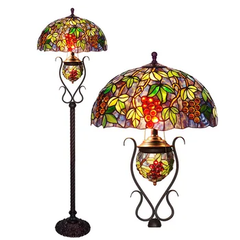 

2020 Stehlampe Floor Lamp Manufacturers Selling 18-inch Emperor, Lash European Style Living Room Oval Grape Glass Chandeliers