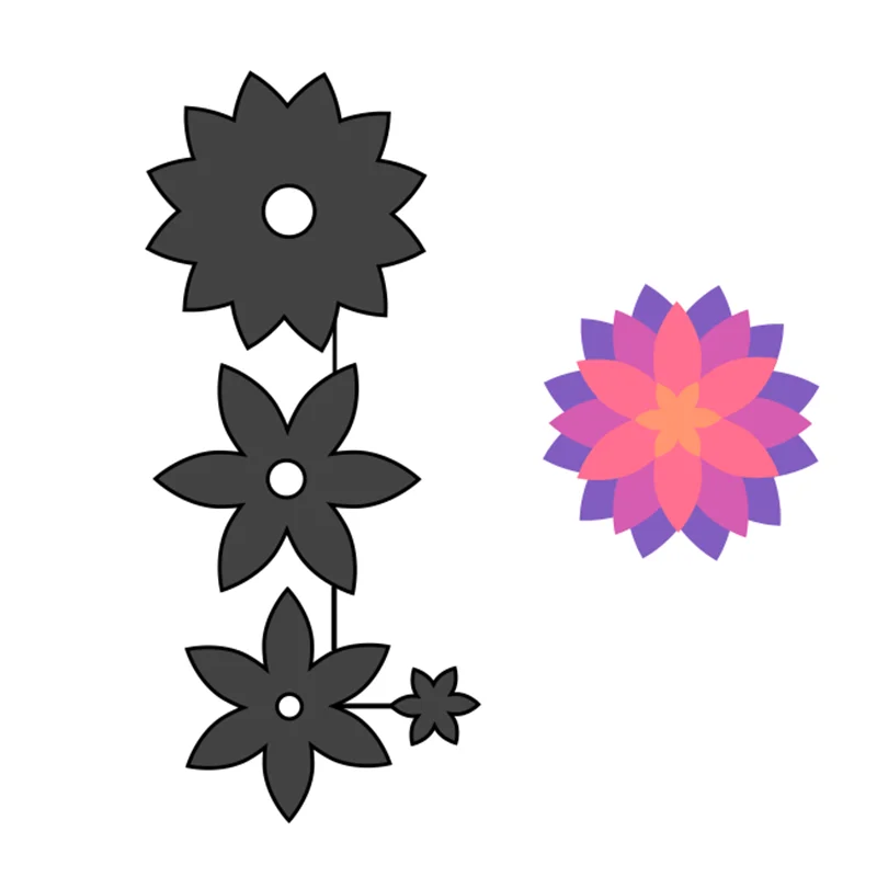 

Naifumodo 3D Flower Metal Cutting Dies New 2019 for Craft Dies Scrapbooking Album Embossing Stencil Die Cut Card Making Decor