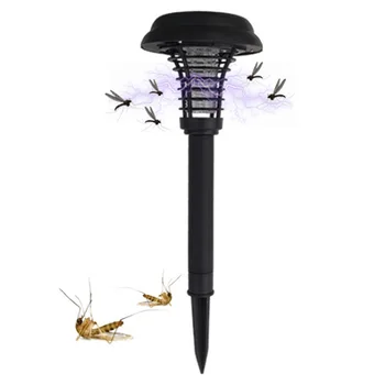

Household Mosquito Killer Light Repellent Garden Lamp Solar Powered Outdoor Garden Led Light Mosquito Pest Bug Zapper Insect New