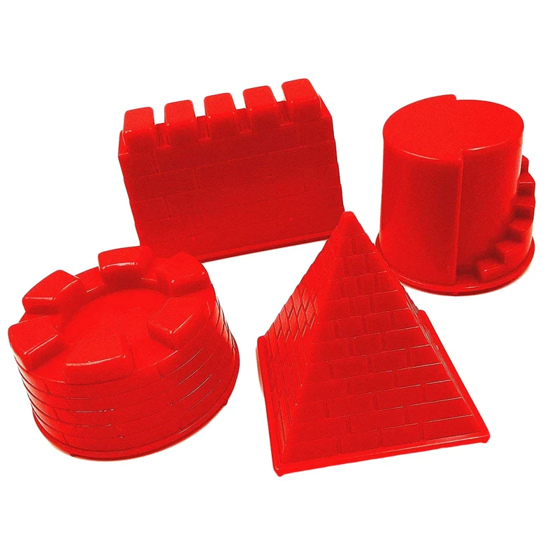 Promo  Creative Children'S Animal Pyramid Castle Sand Mold Diy Summer Beach Tool Set Classic Water Playing