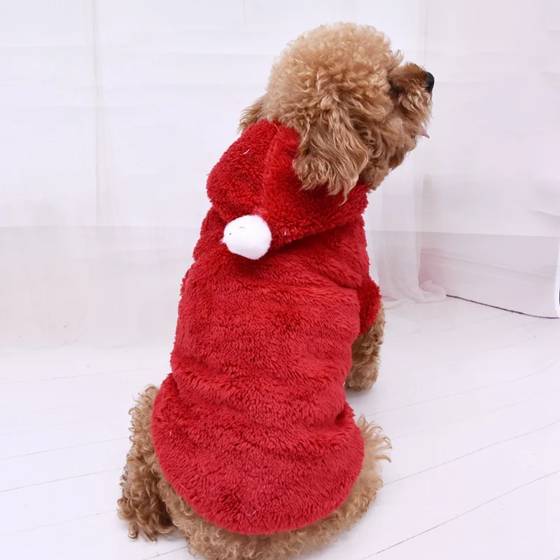 Для домашней собаки, двойные, двухсторонние, уплотненные пальто, осенне-зимние, 2 легинсы, бархатная одежда, маленькие, средние собаки, теплый комбинезон, куртка