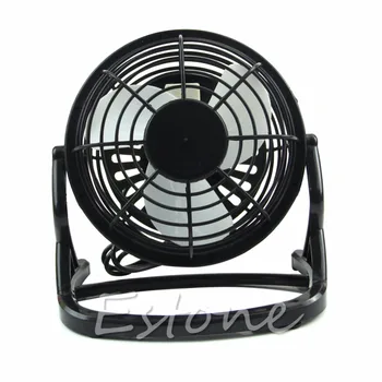 

Notebook Laptop Computer Portable Super Mute PC USB Cooler Desk Mini Fan Black H Whosale&Dropship