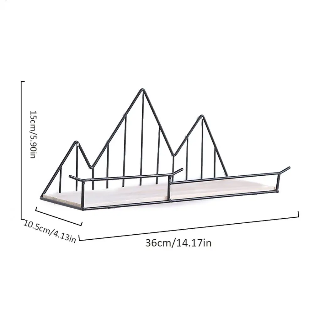 DIY настенные полки для хранения деревянная железная настенная полка склад