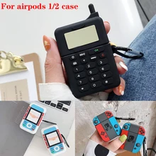 Чехол для AirPods, роскошный 3D игровой модуль, защитный силиконовый чехол для наушников, чехол для Air pods 2, чехол для телефона