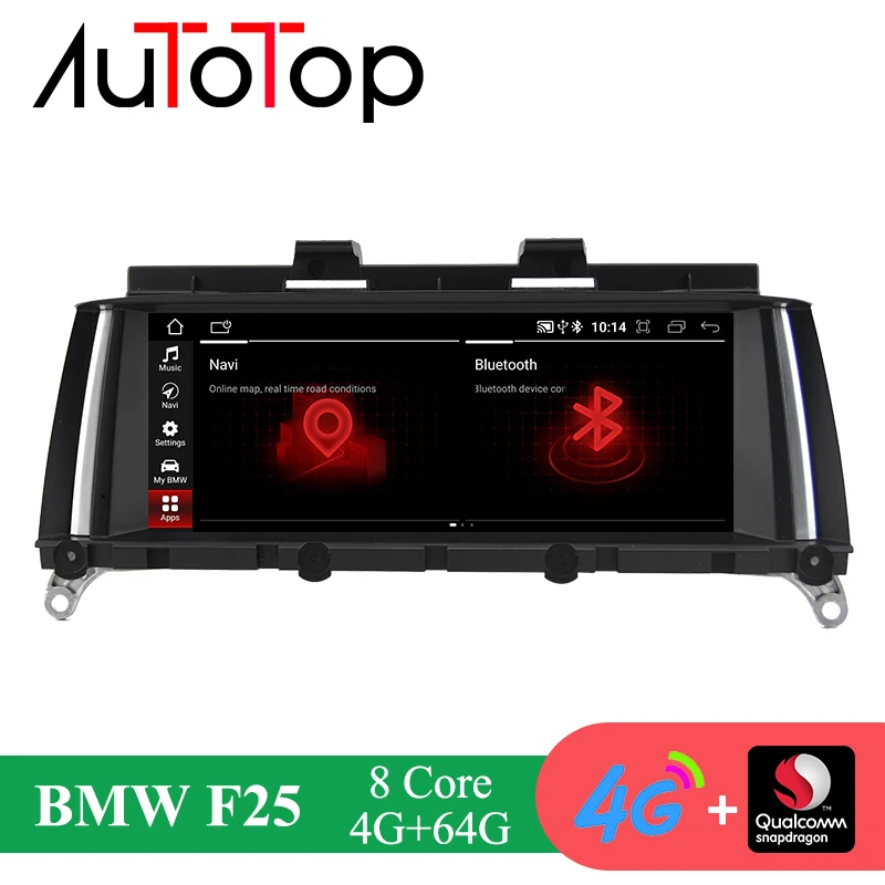 AUTOTOP 8.8&quot BMW X3 F25 Android 10 Auto Radio GPS Navigation For X4 F26 2011-2017 NBT CIC Stereos Car Multimedia Unit | Автомобили и