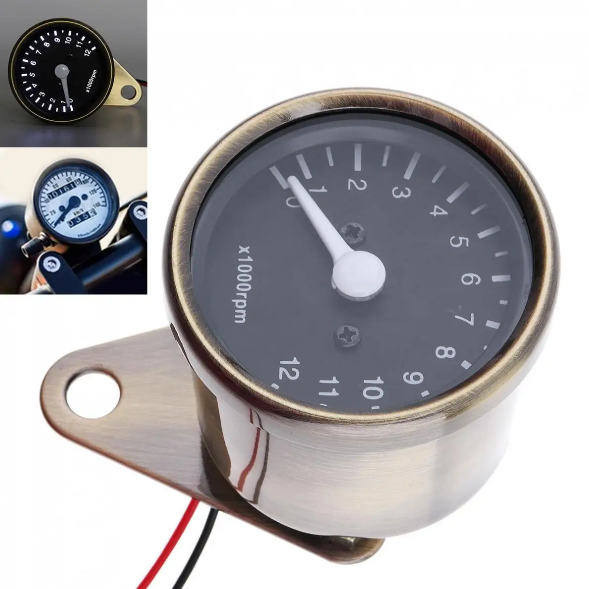 Motorcycle Tacho Meter Retrofit Mechanical LED Tachometer MotorbikeInstrument | Автомобили и мотоциклы