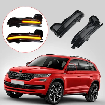 

Car Accessories Rearview Mirror Sequential Dynamic Repeater Indicator Blinker LED Turn Signal Light For Skoda Kodiaq 2016-2020