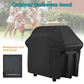

Garden BBQ Grill Cover Outdoor Waterproof Camping Tear Resistant Gas Barbecue Rack Full Protection Cover For Weber 7107