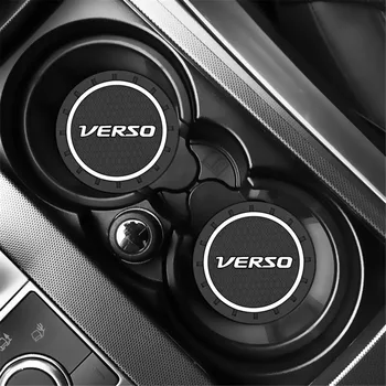 

2PCS Car Water Cup Bottle Holder Anti-slip Pad Mat for Toyota verso 2009 2010 2013 Prius Corolla Accessories Car Styling