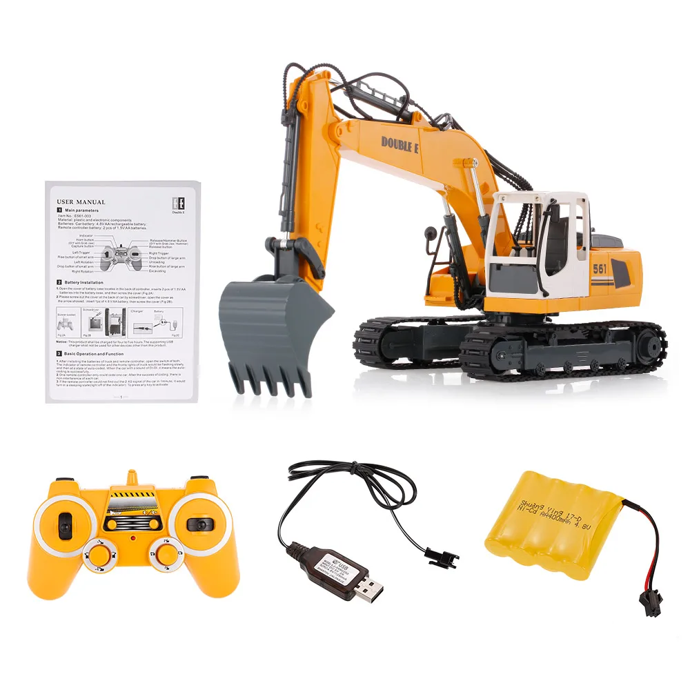 double e rc excavator