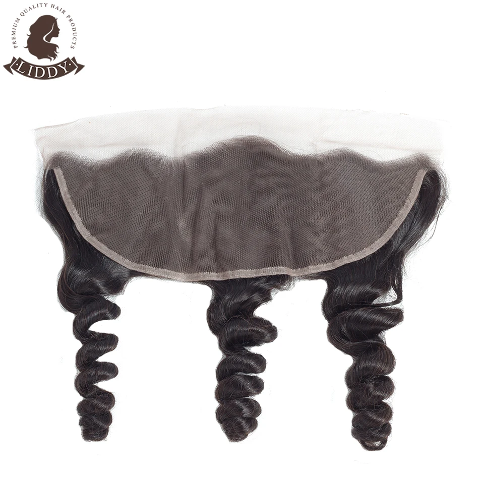 Pacotes com Frontal Pacotes de Cabelo Humano com Laço Liddy Brasileiro Onda Solta Frontal 13x4 Parte Livre Não Remy Cabelo 3 4 Cheap Pacotes com 34 com fecho
