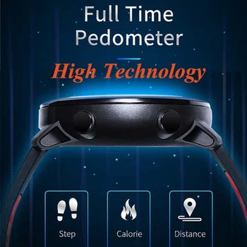 

Full time pedometer smart watch round watch waterproof smart bracelet blood pressure smart band smartwatch men women pk l5 g01