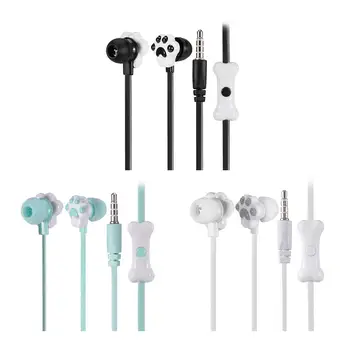 

Cartoon Cute Cat In-Ear Earphones Earbuds Headset with Storage Box Case for Kids Girls