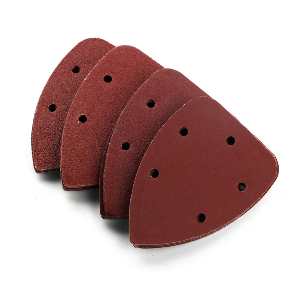

40pcs Sanding Sheets Loop Hook Palm Sanding Sheets Sander Sheets Sander Pads for Adults Men