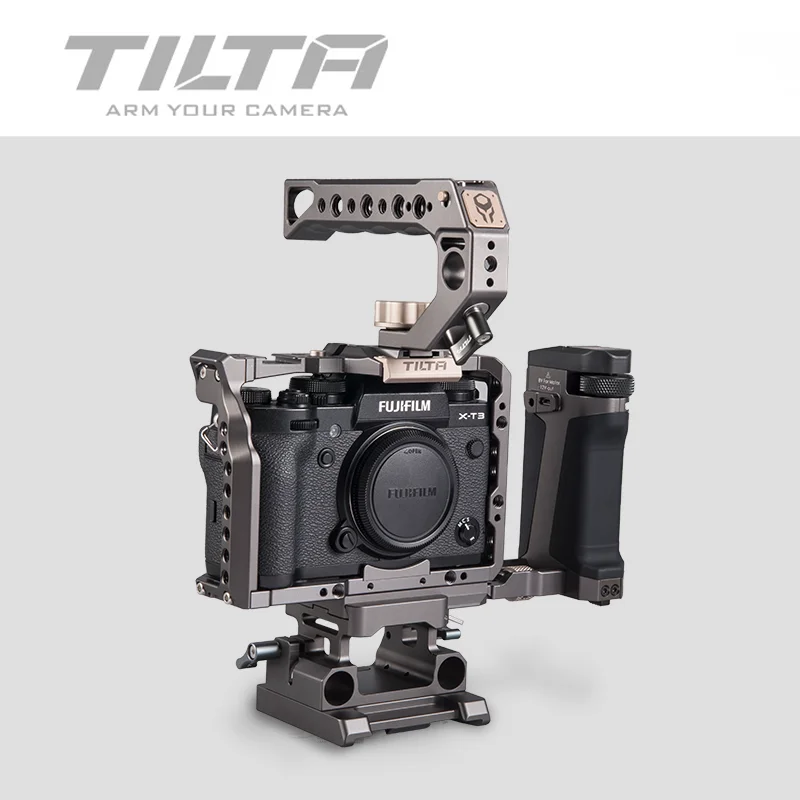 Tilta DSLR клетка для Fujifilm XT3 X T3 и X-T2 камера TA-T03-FCC-G полный клетка Верхняя ручка рукоятка Fujifilm xt3 клетка аксессуары