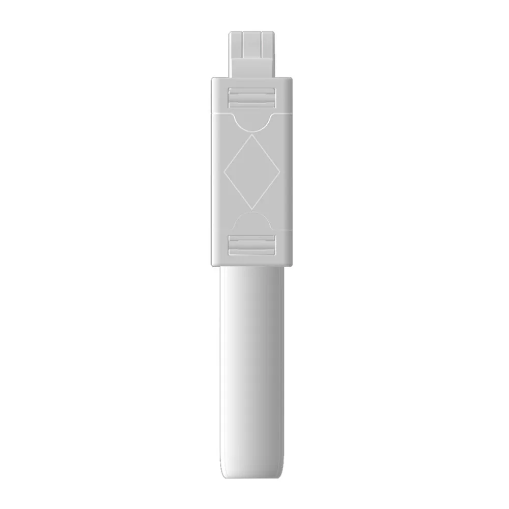White Мини Bluetooth селфи палка штатив смартфон кронштейн пульт дистанционного управления 10 см Складная камера Бытовая электроника держатель телефона - Цвет: White