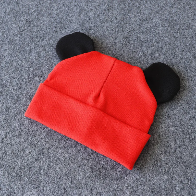 New boy and girl baby spring and autumn and winter baby hat 0-24 months children cartoon ear cap newborn cotton cap beanies