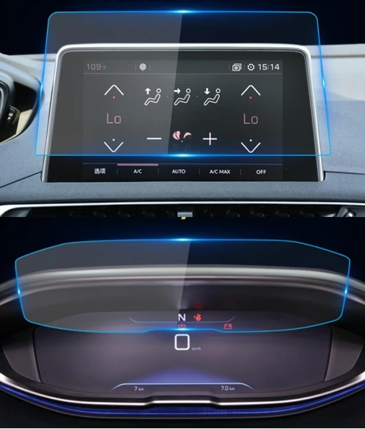 Car Navigtion Tempered Glass LCD Screen Protective Film Sticker Dashboard Guard For Peugeot 3008 5008 2017 2018 2019 Accessories Car Navigtion Tempered Glass LCD Screen Protective Film Sticker Dashboard Guard For Peugeot 3008 5008 2017 2018 2019 Accessories