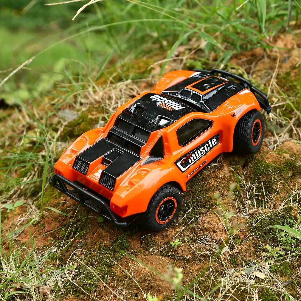 Оранжевый пульт дистанционного управления Cotrol Muscle Car 1:43 Масштаб 4WD внедорожный спортивный ралли автомобиль гоночный автомобиль для детей Детская Подарочная игрушка