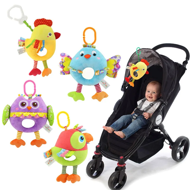 Pulling Musical Owl Baby Toys Educational Toys for Babies 0-12 Months Baby Bed Hanging Rattles Toys Crib Toys Children's Toys