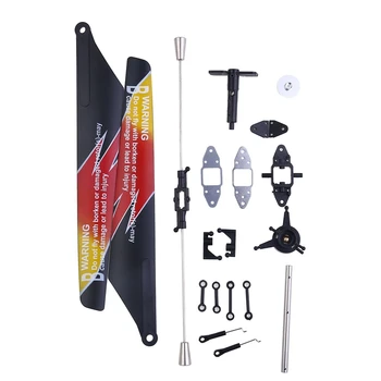 

for Wltoys V913 Upper Replacement Parts Set Main Blade Balance Bar Main Shaft Aluminum Cover Blades Grip Flybar Connect Shoulder