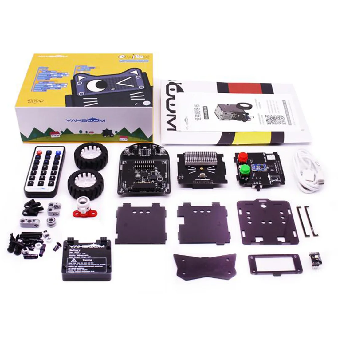 Modiker Alta Tecnologia Brinquedos Versão Padrão Omibox Zero Programável Robô Carro Kit 7 Brinquedos programáveis