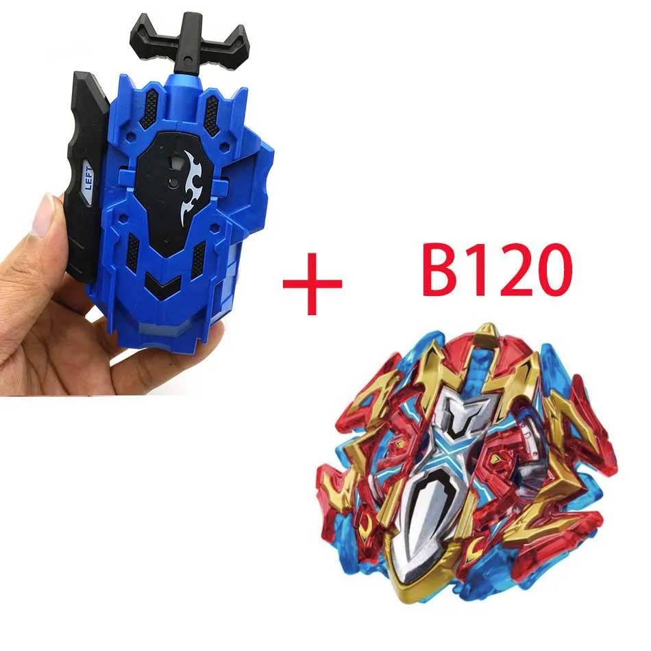 Волчок Beyblade BURST B-104 B-102 с пусковым устройством Bayblade Bay blade металл пластик Fusion 4D Подарочные игрушки для детей - Цвет: B120