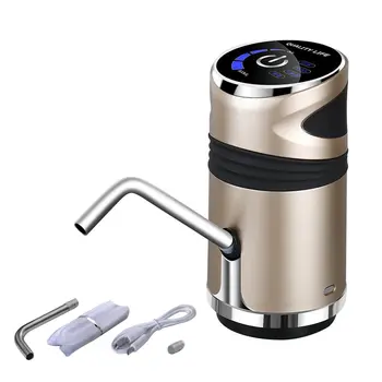 

Barreled Water Dispenser Pump Electric Water Dispenser Ultra-quiet Low Noise 1200mah Food Grade Silicone Tube Drink Water Cold