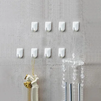 

Mini Hook Hidden Extra Small Ultra-Miniature Colorful Lights Jewelry Strong Adhesive Plastic Transparent Seemless Hook Load-Bear