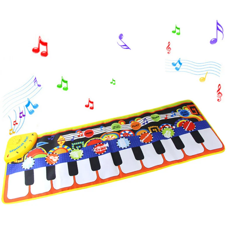 1 Peça Infantil Música Tapete Educação Precoce Eletrônico Piano Atividade  Esteira Com Rastejante Jogos , Pé Piano E , Educacional E Divertimento