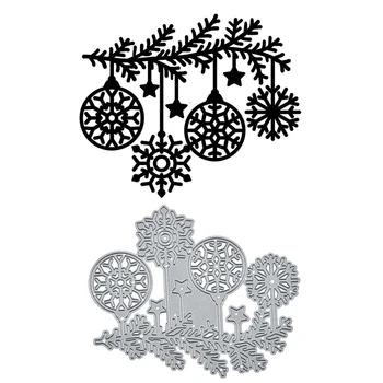

Kokorosa Marry Christmas Decor Dies Metal Cutting Dies 2019 for Card Making Scrapbooking Die Embossing Cuts Stencil Craft Dies
