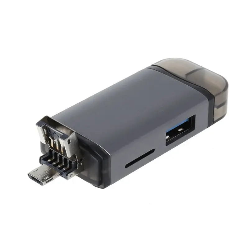 Тип C и Micro USB и USB OTG SD TF считыватель карт памяти для ПК ноутбука мобильного телефона