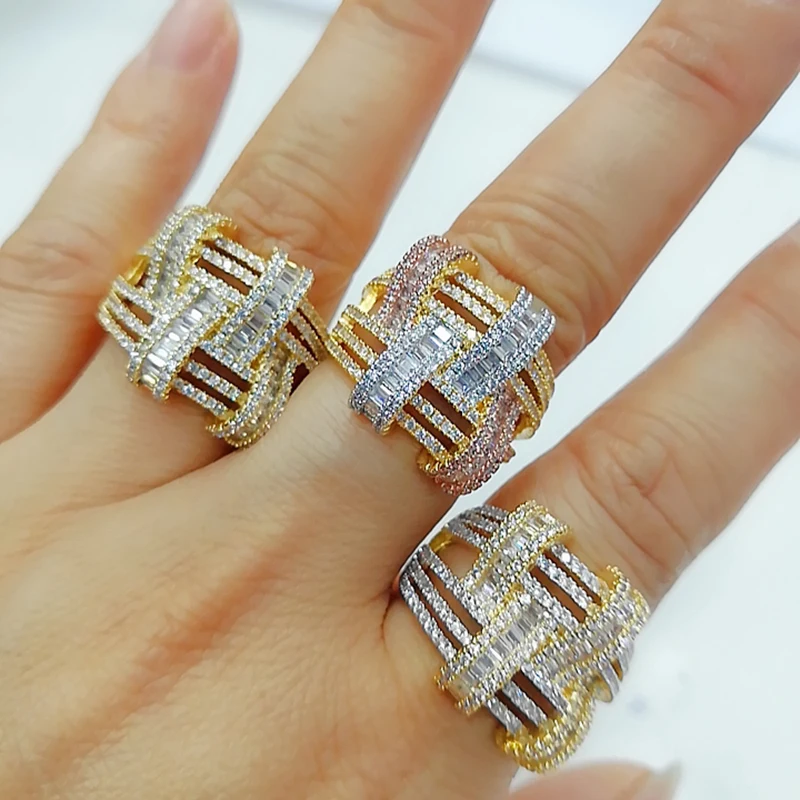 GODKI, модные кольца для женщин с геометрическим крестом, кубическим цирконием, кольца для пальцев, бусины, очаровательное кольцо, богемное пляжное ювелирное изделие