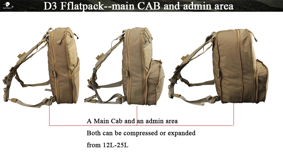 Flatpack D3 Plus Рюкзак гидратация CB нагрудный жилет Armor Rifle AK M4 Пистолетная обойма сумка для пеших прогулок и охоты армейская сумка