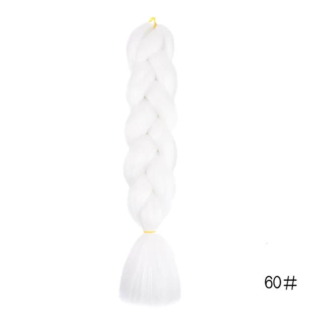 Hair Braid Synthetic Jumbo False Braid Pre Stretched Afro Wholesale Ombre Braiding Hair Extensions  Color Dreadlocks T4/27/30