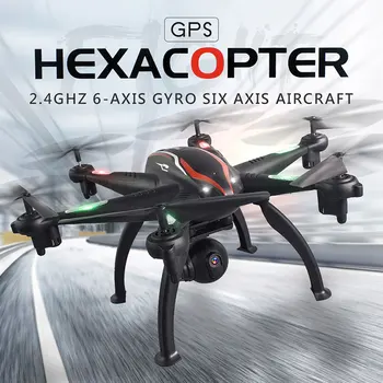 

L100 RC Drone 5G 720P 1080P Wide-Angle WiFi FPV Camera 6-axis GPS Drone Auto Follow RC Hexacopter RC Toys for Adults Kids