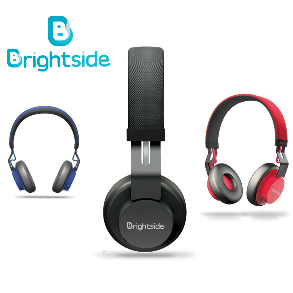 Brightside Wireless Bluetooth Headphone Deep Bass Headset Headphone Earphone Stereo With FM TF Card For Ipad Mobile Phone PC
