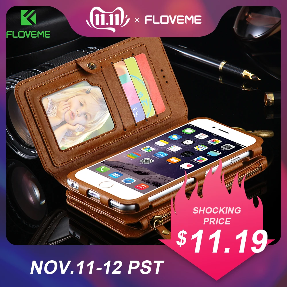 Kaufen FLOVEME Retro Leder Brieftasche Fall Für Samsung S10E S8 S9 Plus S6 S7 Rand Karte Telefon Tasche Fall Für Samsung hinweis 9 8 7 5 4 3 Abdeckung