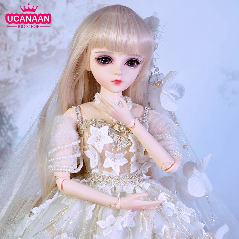 Boneca de jogo de boneca de 3x 10 polegadas bjd com maquiagem de vestido de  moda & brinquedo de cabelo liso - AliExpress