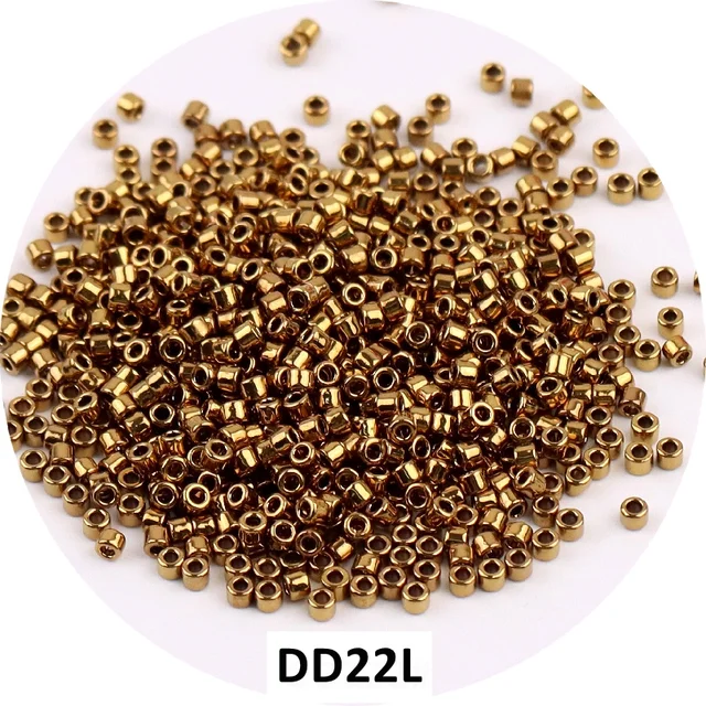 600Pcs 2mm Miyuki Delica Beads Japan Bronze Glass Beads Bohemia Style Metallic Seedbeads For DIY Jewelry Making Bracele Earring DD22L Bronze
