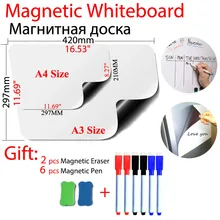 

A3 A4 Size Magnetic WhiteBoard Fridge Stickers Moterm Weekly Planner Dry Erase Calendar Kitchen Menu Planner Message Board
