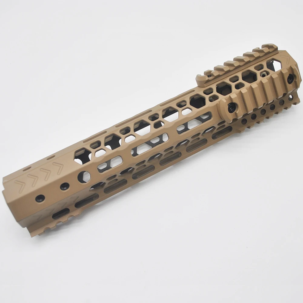 TriRock 10 дюймов M-lok Handguard рельсовый прицел система крепления с/без 3 шт Mlok рельсовый профиль_. 223 черный/красный/коричневый