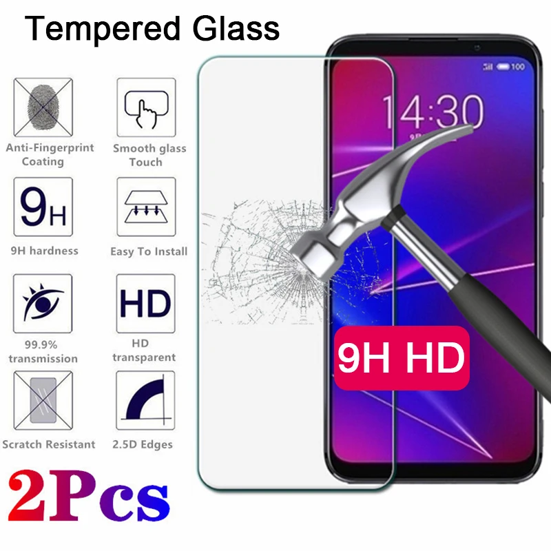 1 шт./2 шт. 9H пленка на переднюю панель телефона для V8 Pro X8 Note 9 8 защитная экран Meizu