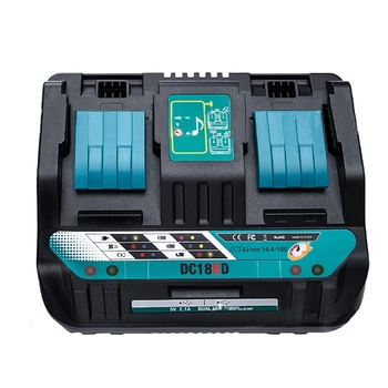 

Suitable for M1ItaMT Charger Dual-Charge DC18RD4AA Fast Lithium Battery Charger with USB Cable Port UK Plug
