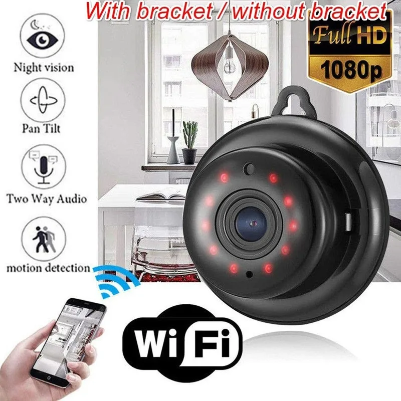 Мини wifi камера 1080P Full HD микро видеокамера широкоугольный объектив инфракрасное