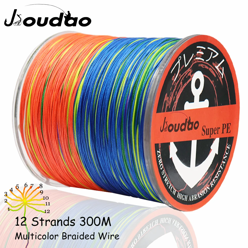 12 Strands 300M/500M/1000M/1500M Super Strong PE Braided Fish Line