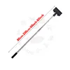 Aluminum Alloy Skimming Blade Set Drywall Tools Finishing Blade Kit With 12in and 22in Blades and Adjustable Extension Rod 6